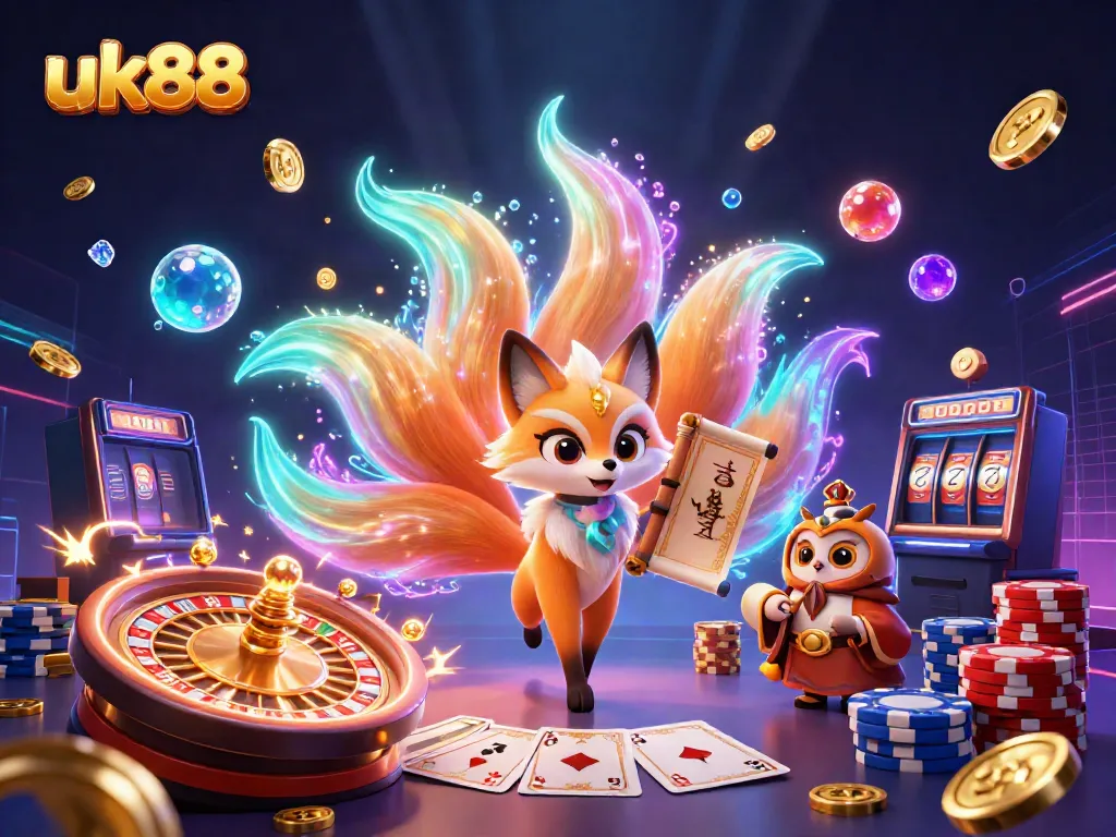 Experience the excitement of uk88 with colorful characters and vibrant casino elements.